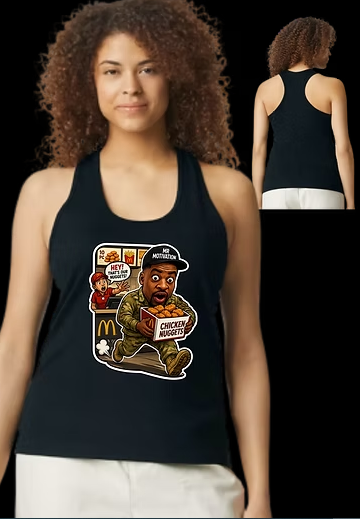 Steal The Nuggies Ladies Tank Top