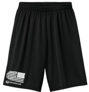 Flag Logo A4 Unisex 7" Inseam Cooling Performance Shorts