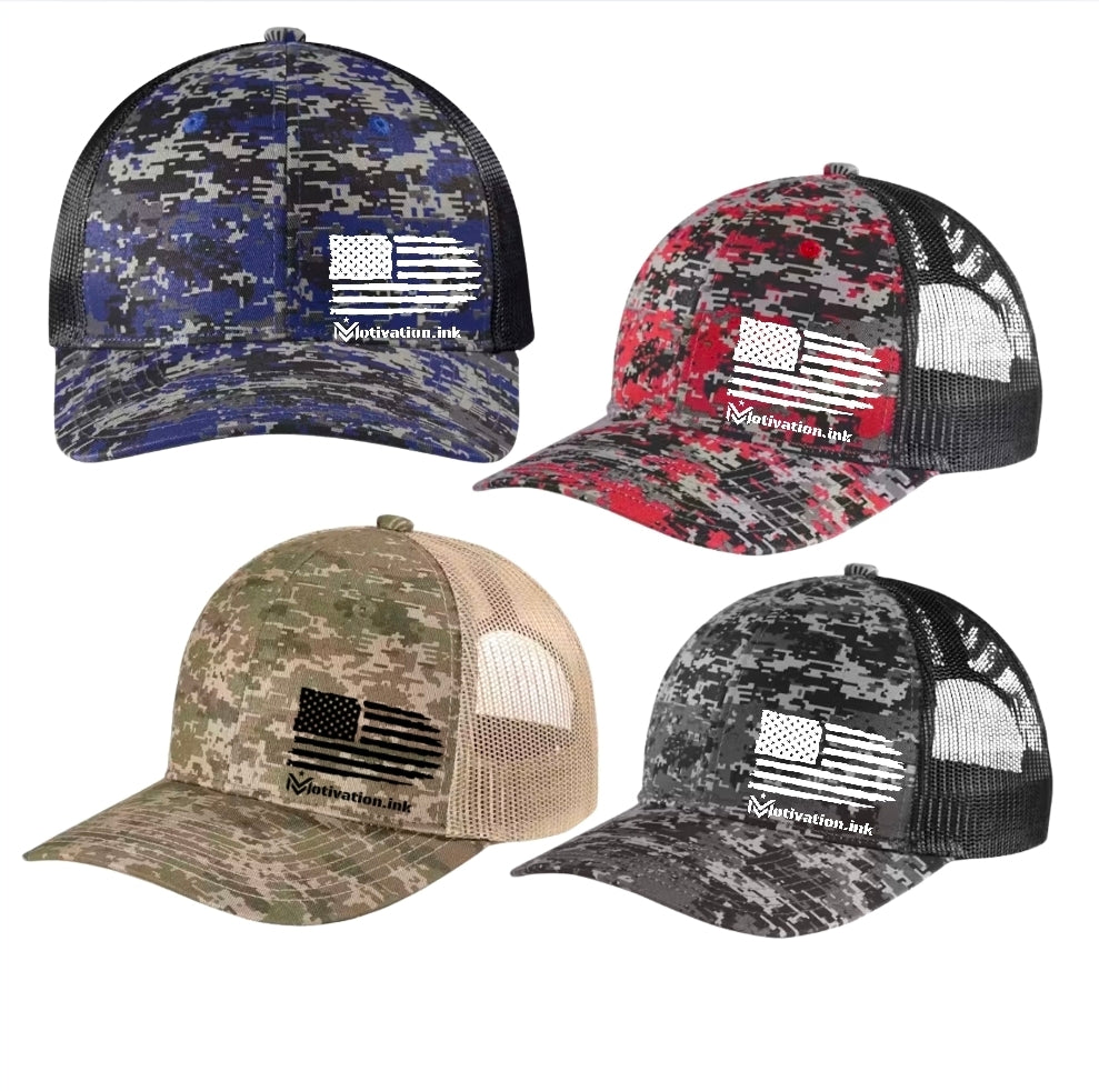 Digital Camo Hat